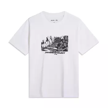 Футболка LiNing x LEAGUE OF LEGENDS Sports Life Collection унисекс цвета слоновой кости