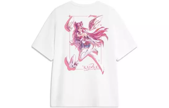 Футболка LiNing x LOL унисекс стандартная белая
