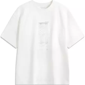 Футболка LiNing x NINEPOINTNINE унисекс цвета слоновой кости