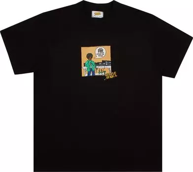 Футболка Little Africa Funkman Doodle Tee 'Black', черный