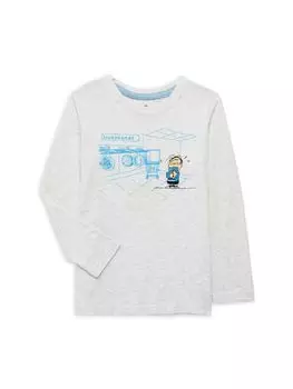 Футболка Little Boy's с рисунком арахиса Appaman, цвет Cloud