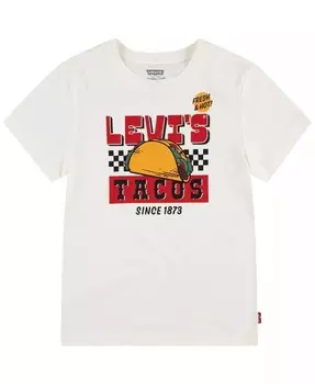 Футболка Little Boys Fresh Hot Tacos Levi'S, белый
