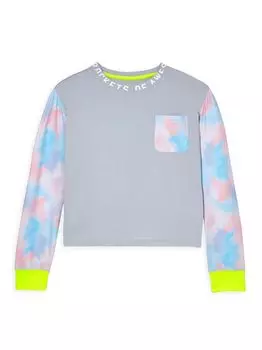 Футболка Little Girl's & Girl's Active Pastel Clouds Rockets of Awesome