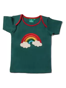 Футболка Little Green Radicals, бензиновый