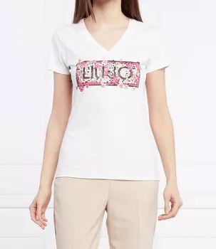 Футболка Liu Jo regular fit, белый