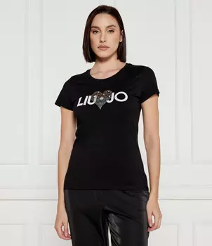 Футболка Liu Jo Regular Fit, черный