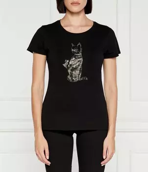Футболка Liu Jo Regular Fit, черный