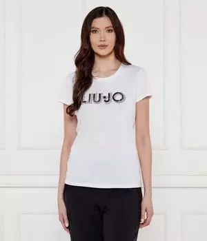 Футболка Liu Jo Regular Fit с логотипом, белый