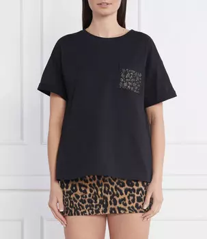 Футболка Liu Jo relaxed fit, черный