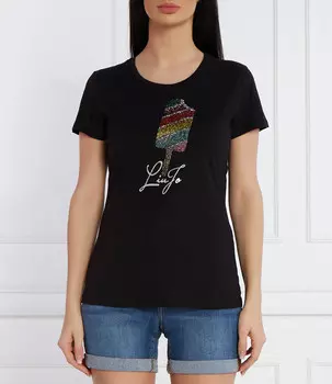 Футболка Liu Jo Slim Fit, черный