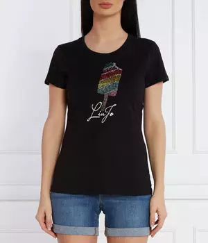 Футболка Liu Jo Slim Fit, черный