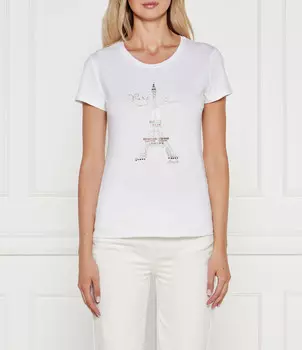 Футболка Liu Jo Slim Fit, кремовый