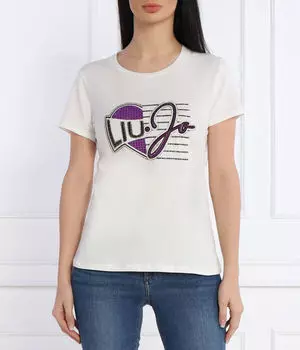 Футболка Liu Jo Sport Regular Fit, белый