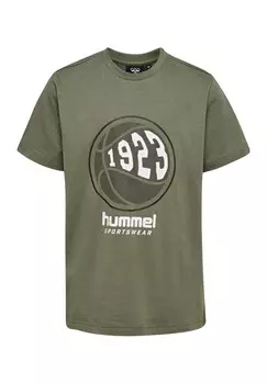 Футболка LLEO Hummel, оливковый