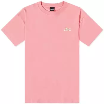 Футболка LMC с лягушкой, розовый