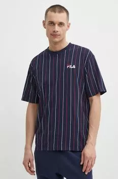 Футболка Lobito из хлопка Fila, темно-синий