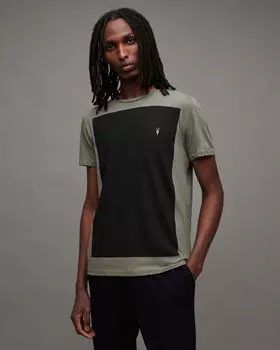 Футболка Lobke Crew AllSaints, планета серая/черный