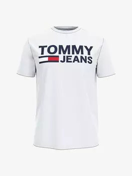 Футболка lockup Tommy Hilfiger, ярко-белый