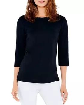 Футболка-лодочка NZT NZT BY NIC+ZOE, черный