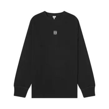 Футболка Loewe Long-Sleeve T-Shirt Black, черный