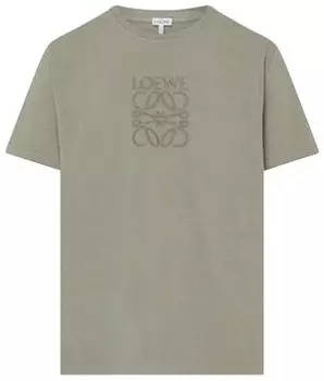 Футболка Loewe Relaxed Fit T-Shirt 'Khaki Green', зеленый