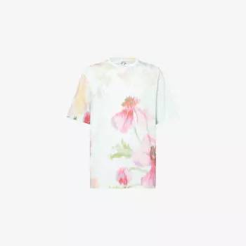 Футболка Loewe с принтом, голубой