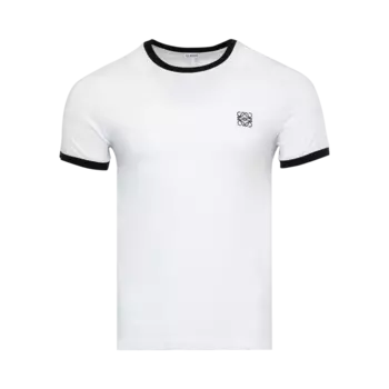 Футболка Loewe Slim Fit 'White/Black', белый