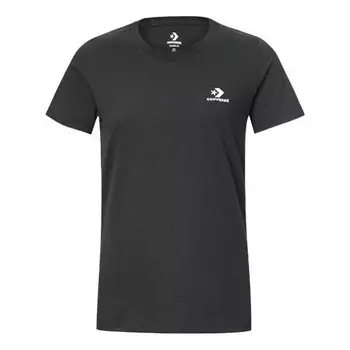 Футболка logo casual short sleeve black Converse, черный