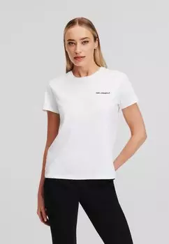 Футболка LOGO KARL LAGERFELD, белый