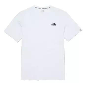 Футболка logo-print cotton t-shirt 'white' The North Face, белый
