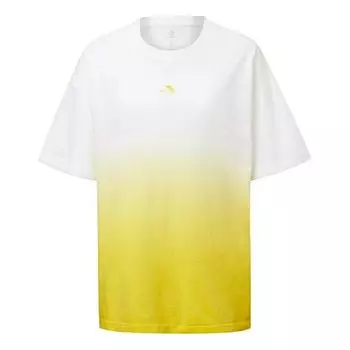 Футболка logo printing gradient short sleeve yellow Converse, желтый