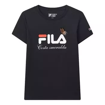 Футболка logo printing tee blue Fila, синий