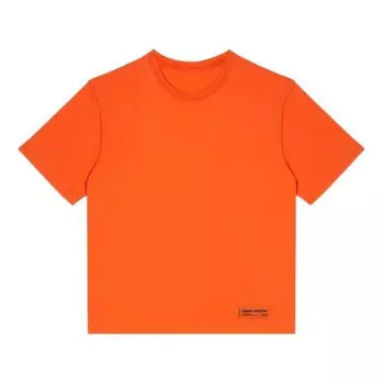 Футболка logo recycled t-shirt 'orange' Heron Preston, оранжевый