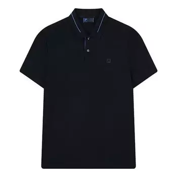 Футболка logo short sleeve polo men's blue Fila, синий