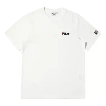 Футболка logo sports short sleeve white Fila, белый