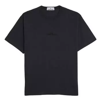 Футболка logo t-shirt 'navy blue' Stone Island, синий