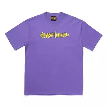 Футболка logo t-shirt 'violet' Drew House, фиолетовый