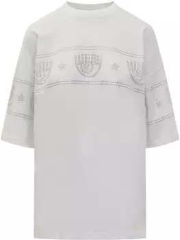 Футболка LogoMania 640 Chiara Ferragni, белый