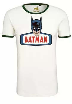 Футболка Logoshirt Batman Face, цвет milchweiss-grn