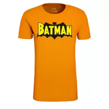Футболка Logoshirt "Batman Wings", с модным принтом супергероя, цвет Orange