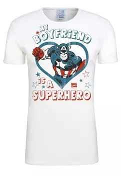 Футболка LOGOSHIRT, белый