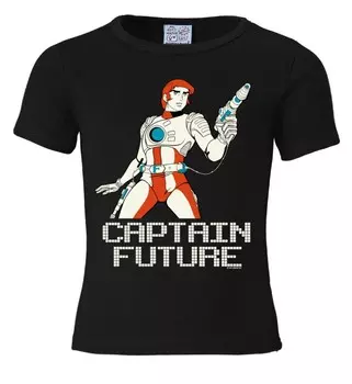 Футболка LOGOSHIRT Captain Future, черный
