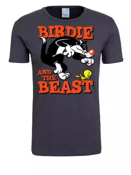 Футболка Logoshirt, цвет blaugrau