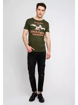 Футболка Logoshirt, цвет dunkel oliv