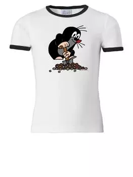 Футболка Logoshirt, цвет weiss/dunkelblau