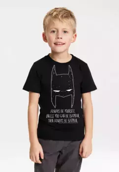 ФУТБОЛКА Logoshirt "DC Comics — Batman, Always Be Yourself" с лицензионным принтом, черный