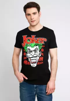 Футболка Logoshirt "DC Comics", с лицензионным оригинальным дизайном, черный