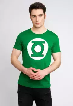 Футболка Logoshirt "DC - Green Lantern Logo" Logoshirt Green Lantern, зеленый