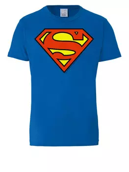 Футболка Logoshirt DC Superman Logo Clean, синий