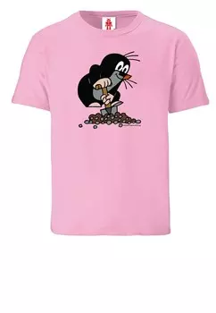 Футболка LOGOSHIRT Der kleine Maulwurf, розовый